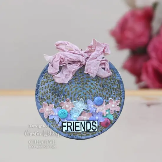 Woodware Singles Stitched Circle Clear Stamps {3}