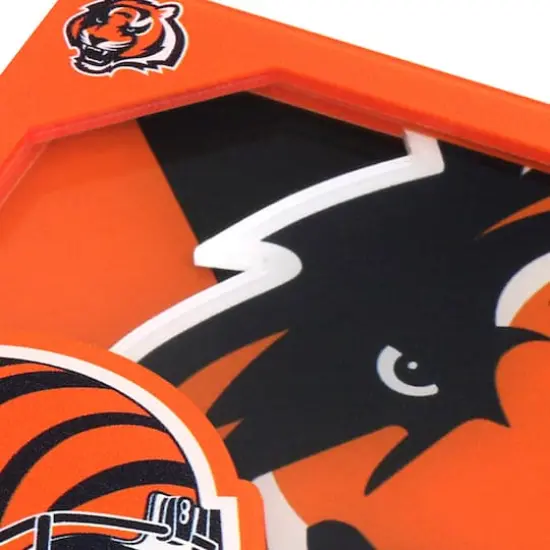 NFL 3D Logo Series Coaster Set Cincinnati Bengals {5}