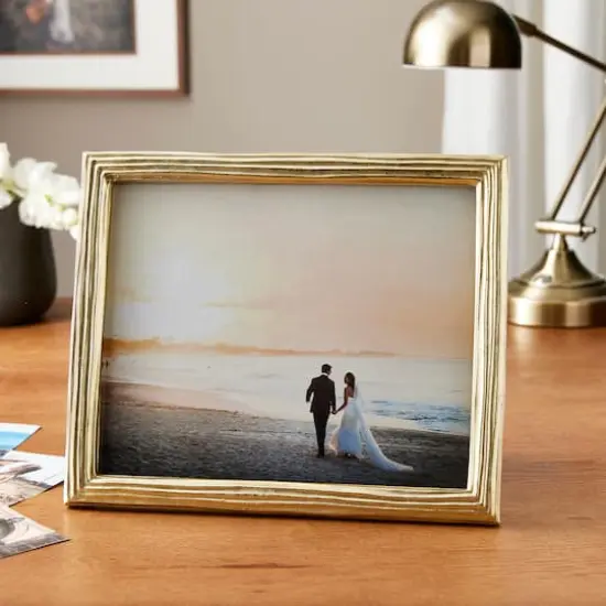 Expressions&trade; 8" x 10" Gilded Gold Frame by Studio D&eacute;cor&reg; {3}