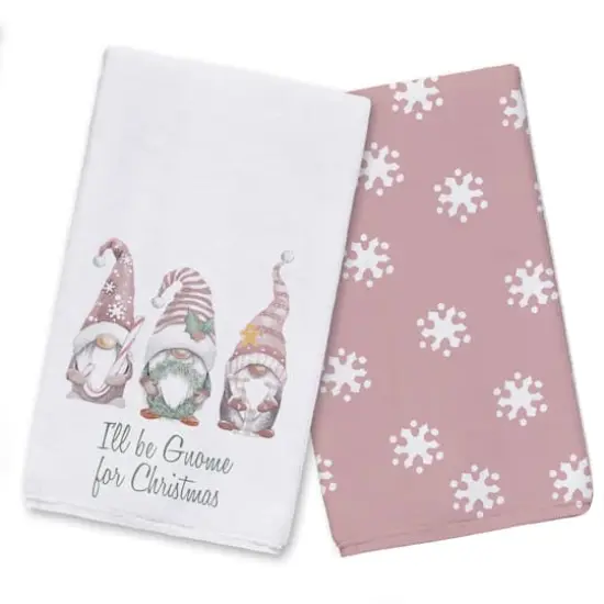 Designs Direct Joy Christmas Gnomes Tea Towels Set {1}