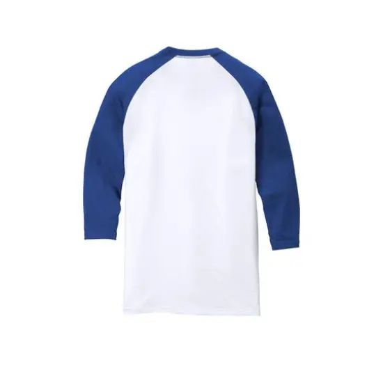 District&reg; Perfect Tri&reg; 3/4 Sleeve Raglan Deep Royal/White {5}