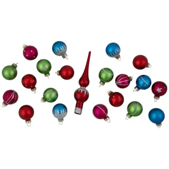 20ct. Glass Christmas D&eacute;cor & Tree Topper {5}