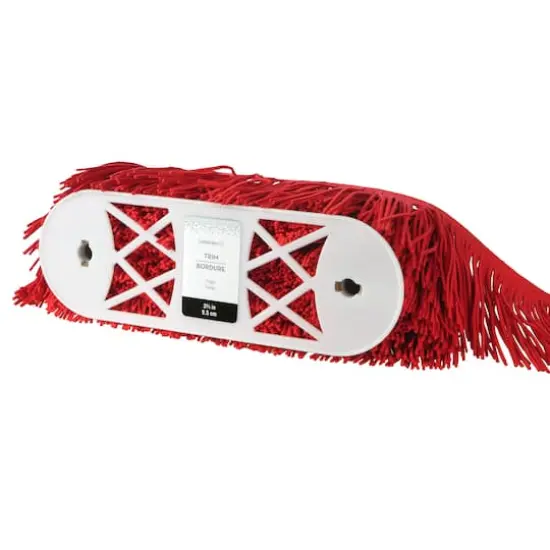 3.75" Flocked Fringe Trim by Celebrate It&reg; Red {4}