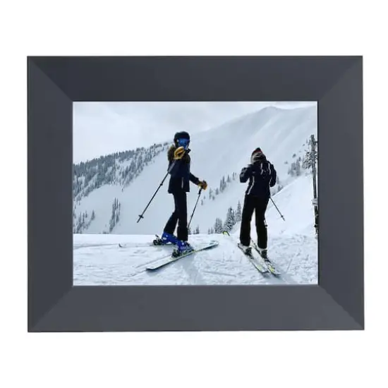Aura Frames Sawyer Gray 11" x 9" Digital Photo Frame {3}