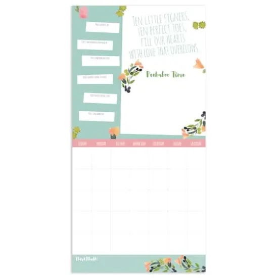 TF Publishing Baby's First Year Undated Keepsake Wall Calendar {7}