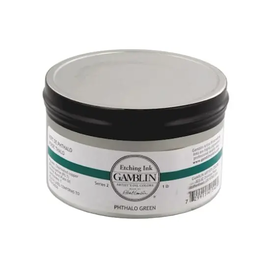 Gamblin Etching Ink, 1lb. Pthalo Green {1}