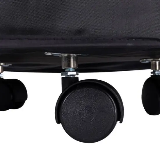 Household Essentials Rolling Pop Up Laundry Hamper Black {8}