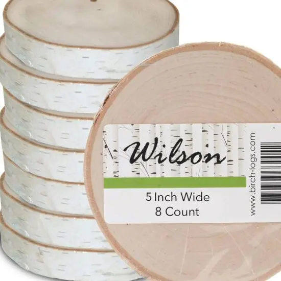 Wilson&reg; Enterprises 5" Birch Rounds, 8ct. {1}