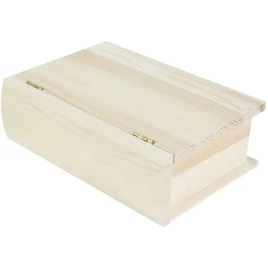 Multicraft Wood Keepsake Book Box {2}