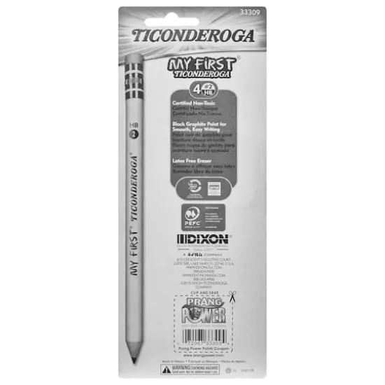 Ticonderoga&reg; My First No.2 Sharpened Pencils, 6 Packs of 4 {5}