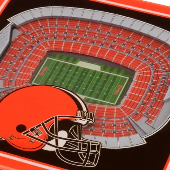 3D StadiumView Coasters Cleveland Browns {5}
