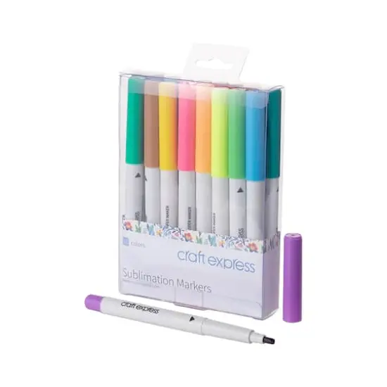 Craft Express Fabric 18 Colors Marker Set {1}