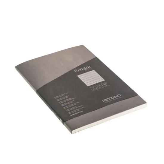 Fabriano&reg; EcoQua Plus A4 Lined Glue-Bound Notebook Gray {5}