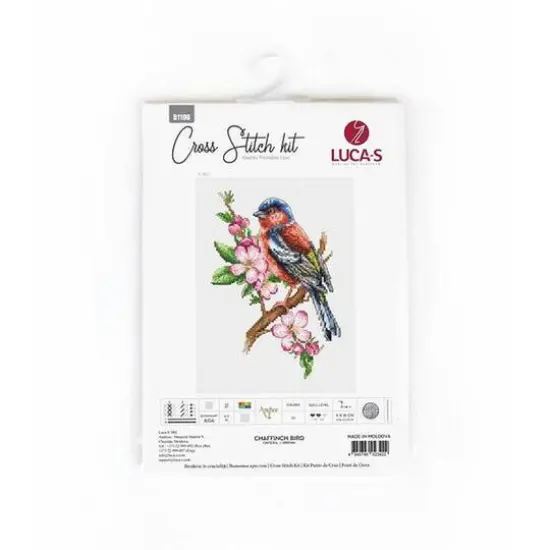 Luca-s Chaffinch Bird Counted Cross Stitch Kit {3}