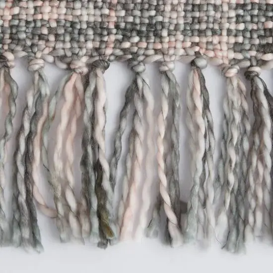 Variegated Gray Acrylic Throw {5}