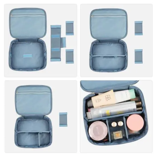 NEX&trade; Blue Cosmetic Organizer with Adjustable Divider {5}