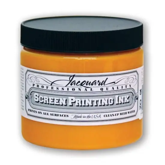 Jacquard Professional Screen Printing Ink, 16oz. Golden Yellow {1}