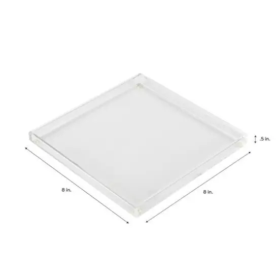 Organize It All 8" Acrylic Clear Accessory Tray {9}