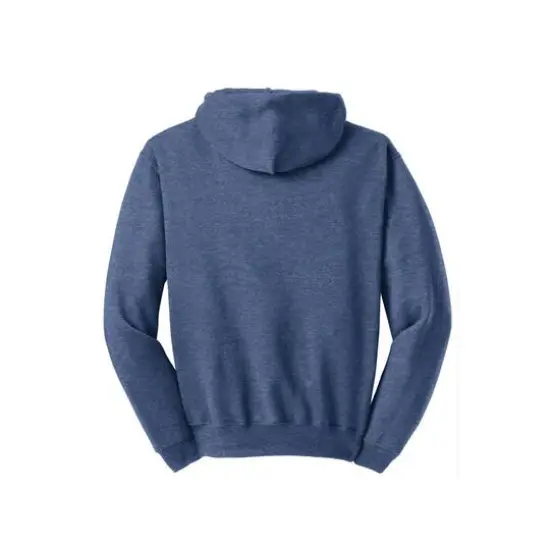JERZEES&reg; NuBlend Pullover Hooded Heathered Sweatshirt Vintage Heather Blue {5}