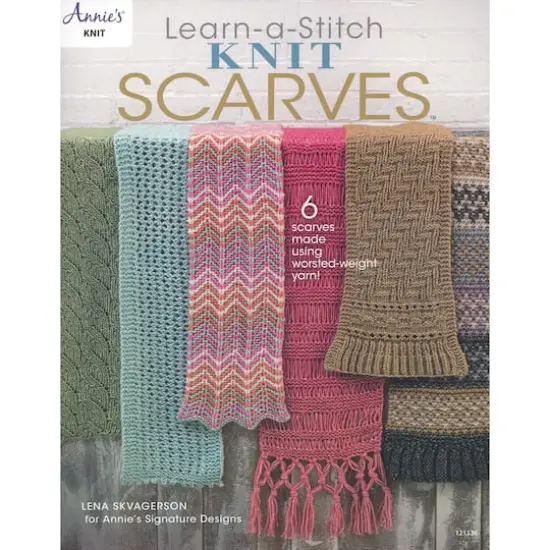 Annie's Learn A Stitch Knit Scarves Book {1}
