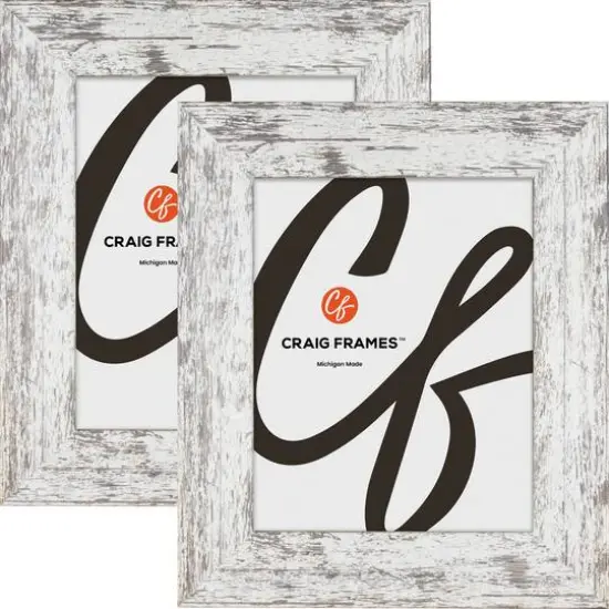 2 Pack Craig Frames American Barn Alabaster White Picture Frame {1}