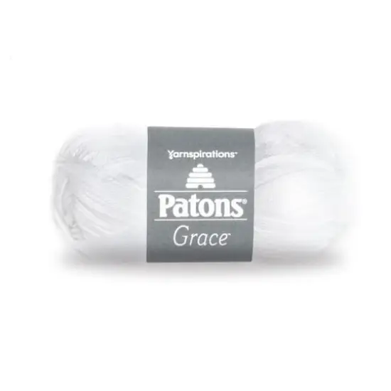 Patons&reg; Grace&trade; Yarn Snow {1}