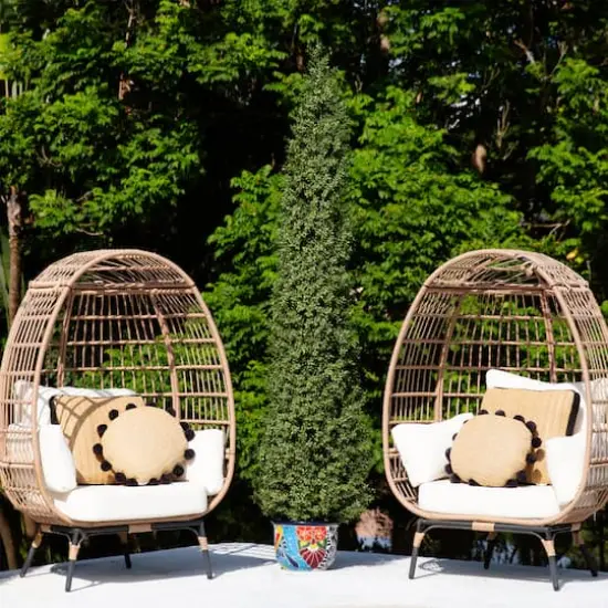 UV-Resistant Artificial Boxwood Topiary Tree {3}