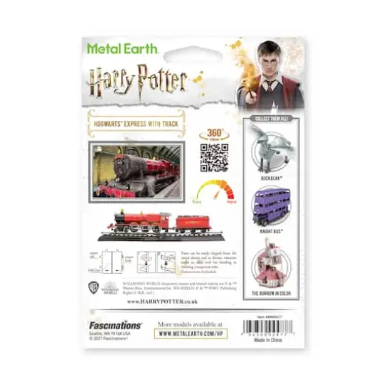 Metal Earth 3D Metal Model Kit - Harry Potter Hogwarts Express with Track {4}
