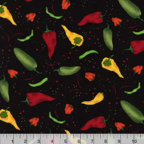 Robert Kaufman Salsa Picante Cotton Fabric {3}
