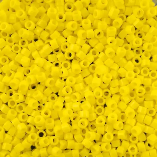 John Bead 11/0 Miyuki Delica Glass Seed Beads, 5g Yellow {1}