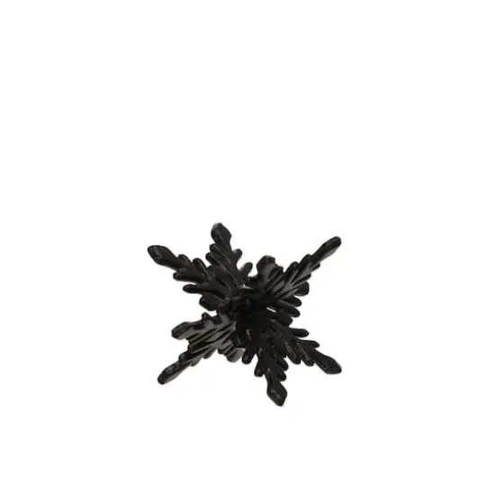 4" Black Snowflake Tabletop D&eacute;cor by Ashland&reg; {4}
