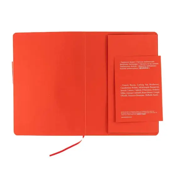 Fabriano&reg; Ecoqua Plus Dotted A5 Fabric-Bound Notebook Red {9}