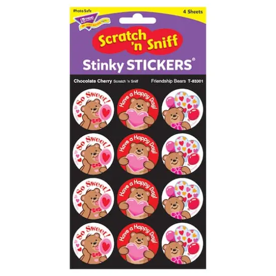 Trend Enterprises® Friendship Bears Stinky Stickers®, 6 Packs of 48 {4}