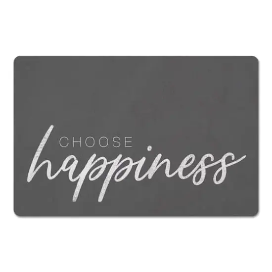 Choose Happiness 18" x 27" Floor Mat {1}