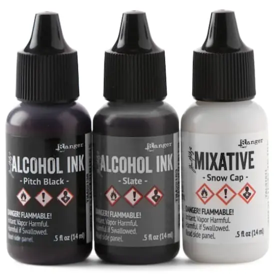 Tim Holtz&reg; Granite 3 Color Alcohol Ink Set {5}