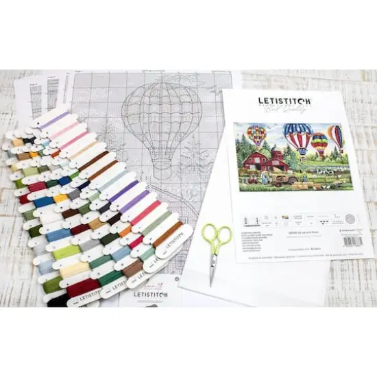 Letistitch Up Up and Away Counted Cross Stitch Kit {3}