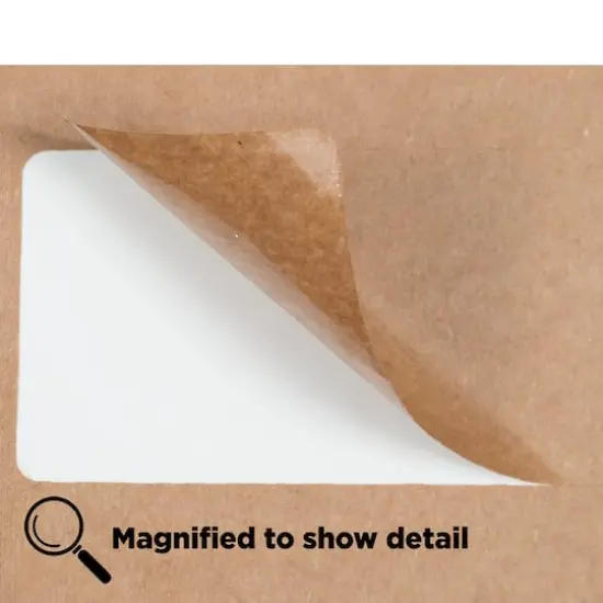 JAM Paper Standard Address Labels, 120ct. Kraft Brown {6}