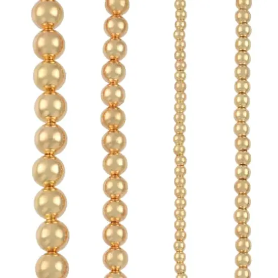 Gold Metal Round Beads Mix, by Bead Landing&trade; {1}