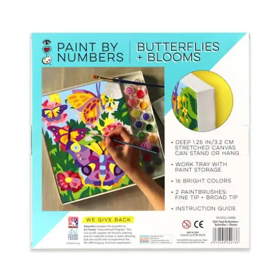 Paint by Numbers Butterflies and Blooms Craft Kit {4}
