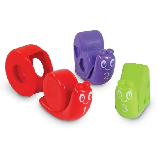 Learning Resources Snap-N-Learn Shape Snails {4}