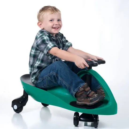 Toy Time Ride-On Wiggle Car Green {4}