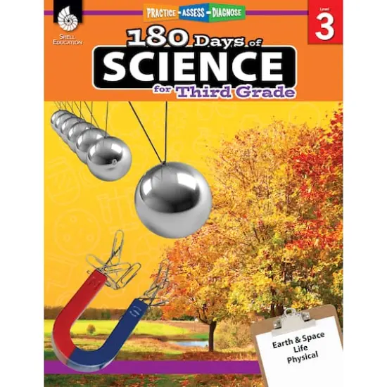 Shell Education 180 Days of Science, 3rd Grade {1}