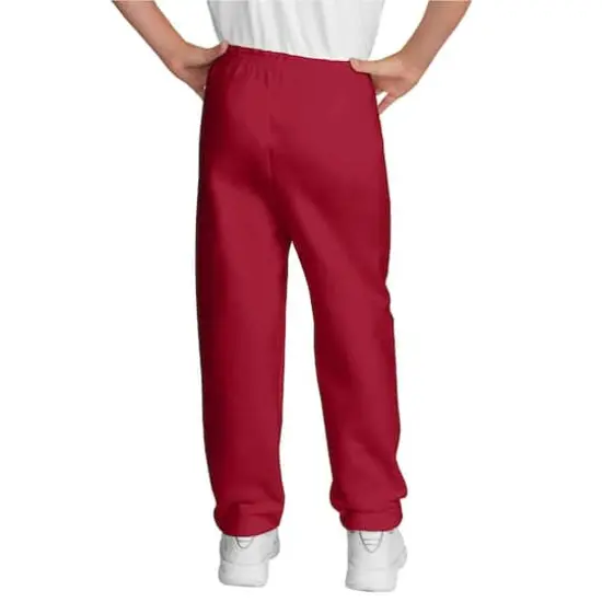 Port & Company&reg; Youth Core Fleece Sweatpants Red {6}