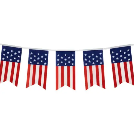 9.75ft. USA Flag Hanging Wall Banner {4}