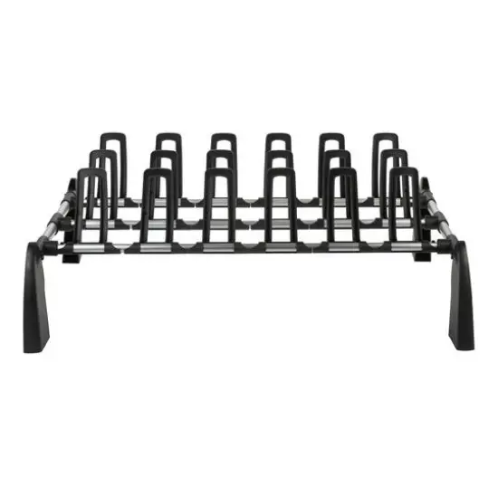 Organize It All 9 Pair Floor Shoe Rack {8}