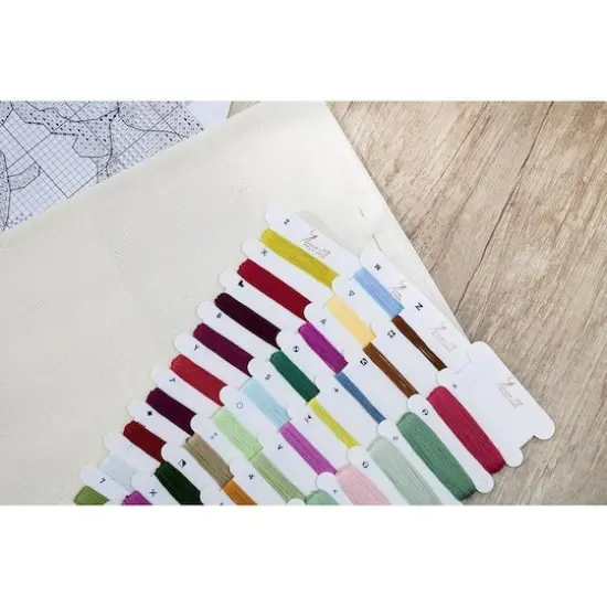 Luca-s Summer Flowers Counted Cross Stitch Kit {10}