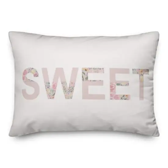 Sweet 20" x 14" Throw Pillow {1}