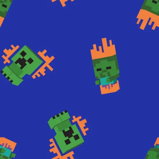 Springs Creative Minecraft Zombie & Creeper Fleece {4}