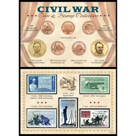 Civil War Coin & Stamp Collection {1}