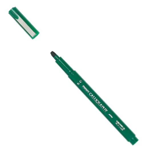 JAM Paper 5.0mm Calligraphy Pen, 2ct. Green {4}